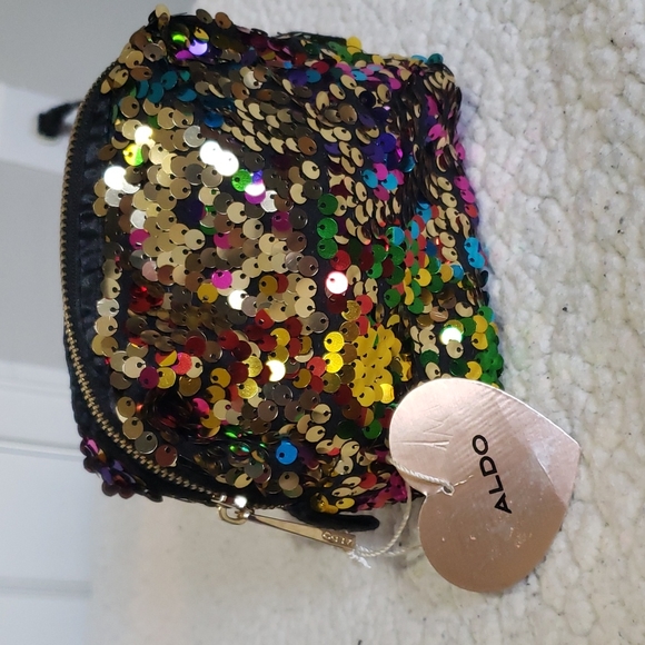 Aldo Sequined  Cosmetic Bag - Picture 2 of 8